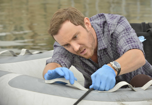 ROSEWOOD: Sam Huntington in the "Boatopsy & Booty" episode of ROSEWOOD airing Thursday, Oct. 13 (8:00-8:59 PM ET/PT) on FOX. ©2016 Fox Broadcasting Co. CR: Lisa Rose/FOX